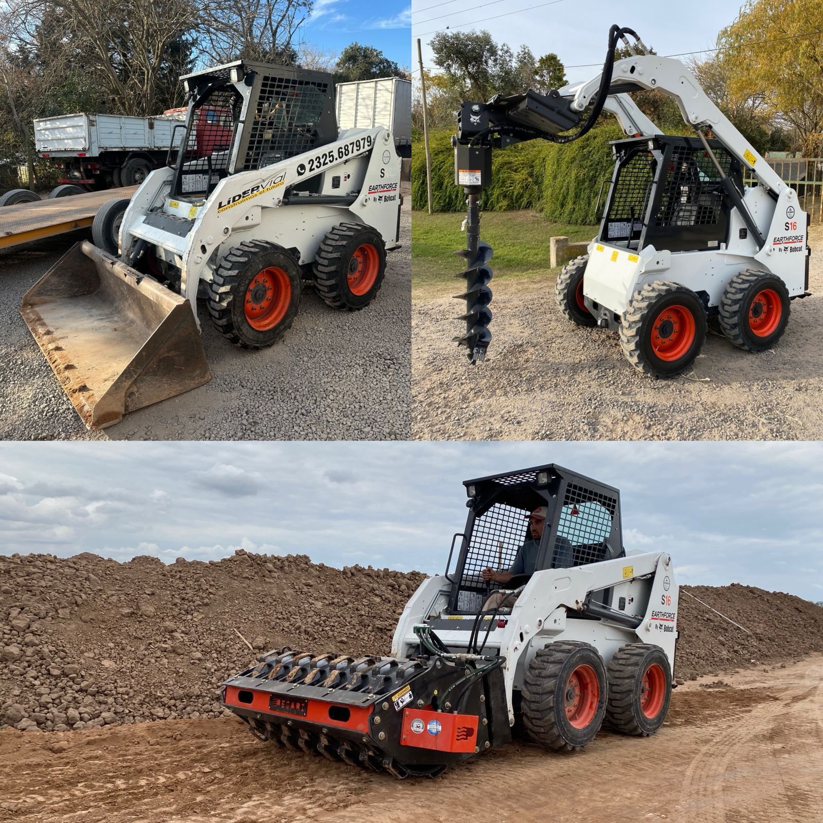 Minicargadora + Implementos